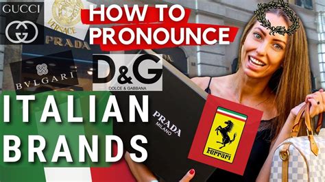 gucci brand pronunciation|how to say ferrari italian.